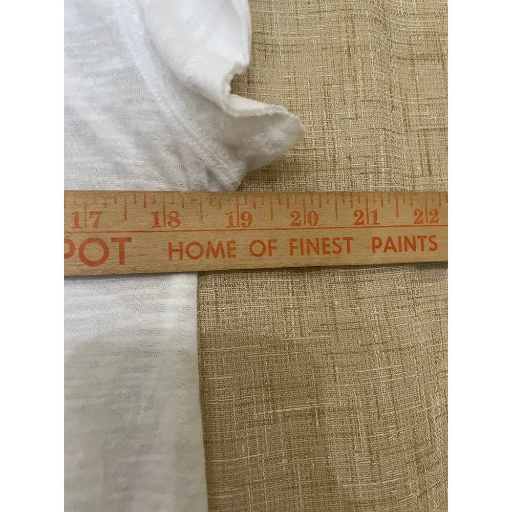 We The Free Relaxed Fit White Tee T-Shirt Top Women's Large Everyday Casual - Picture 6 of 7